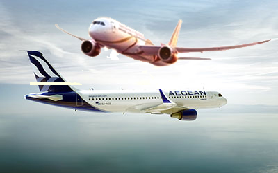 Συνεργασία AEGEAN – JUNEYAO AIR